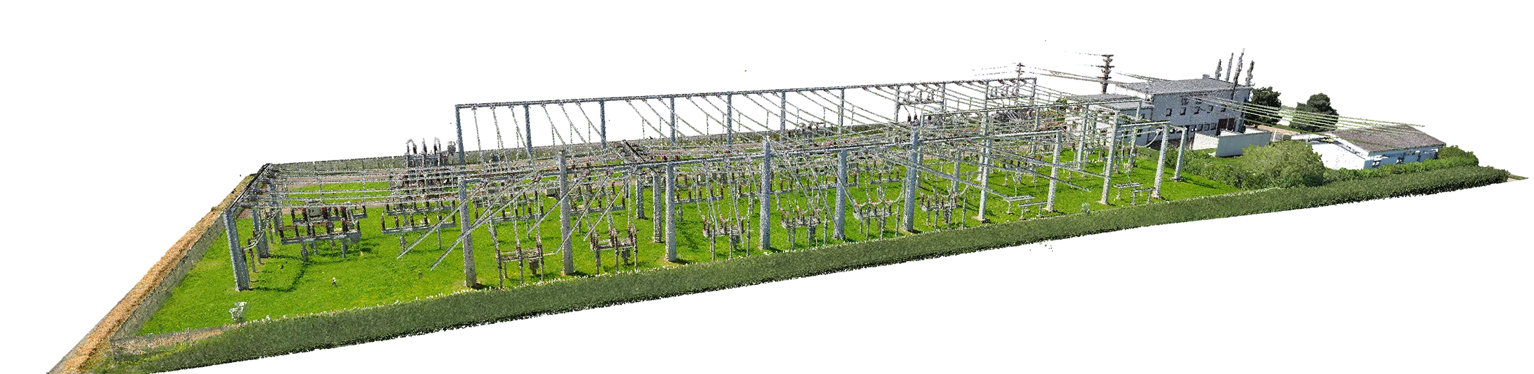 3D-Laserscan eines Kraftwerks zur Erstellung eines digitalen Zwillings