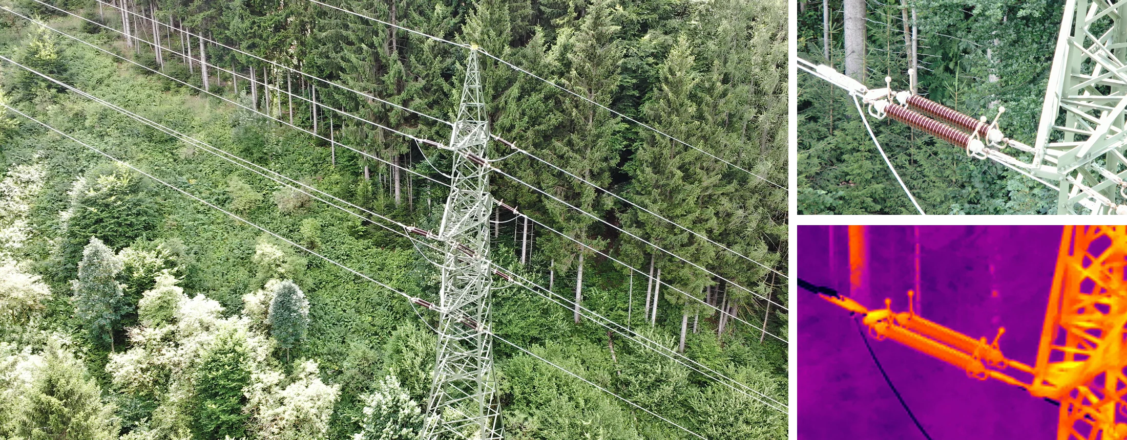 Technische Drohneninspektionen & Thermografie von Energieinfrastruktur